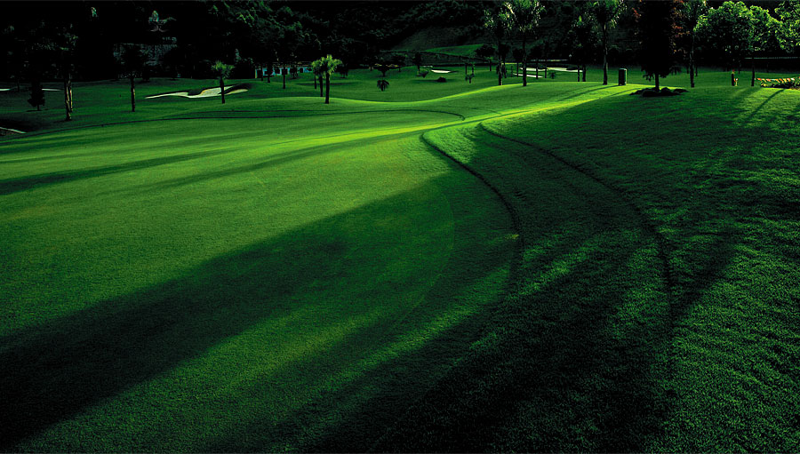 黑眼睛廣告為雁鳴湖旅游度假村宣傳推廣拍攝的風光圖片之高爾夫球場