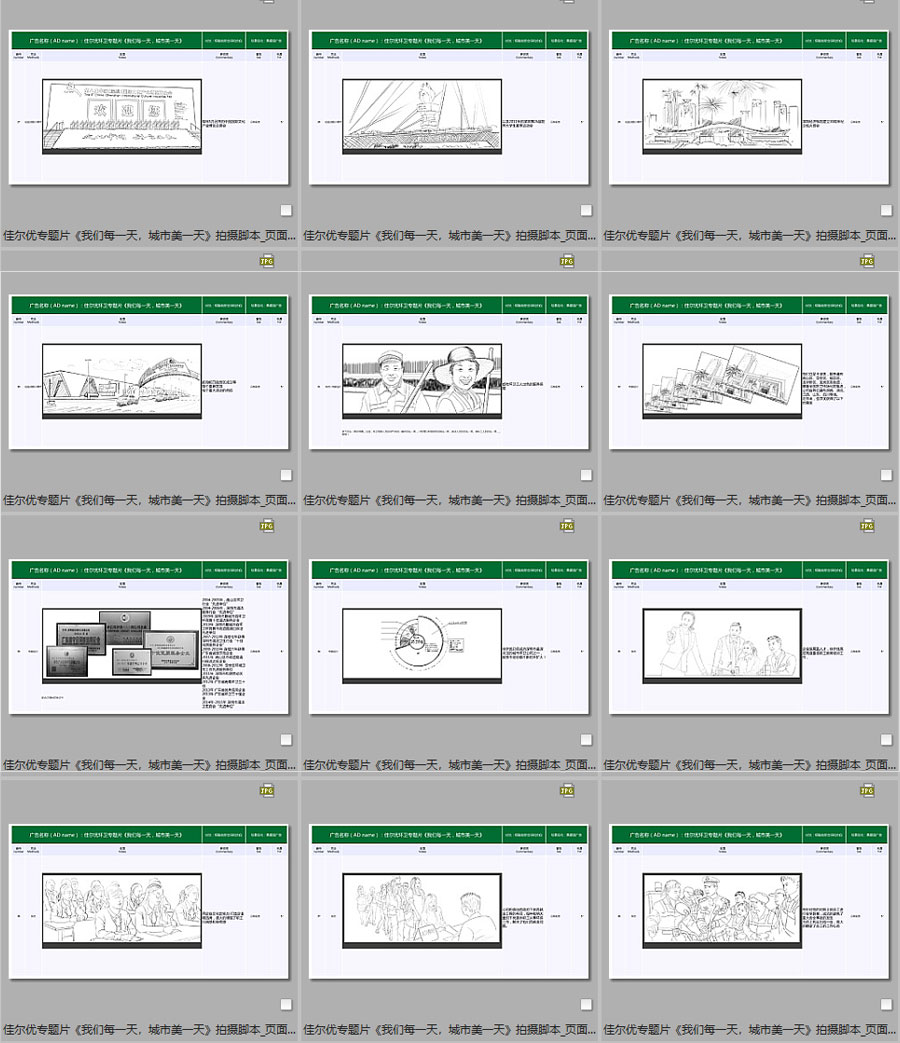 佳爾優(yōu)專題片《我們每一天，城市美一天》拍攝腳本10